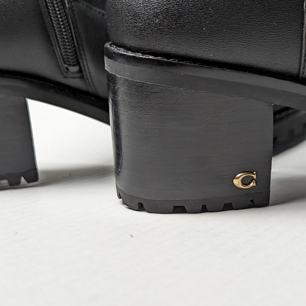 NWOB Coach Joy Lug-Sole Booties - Picture 7 of 12